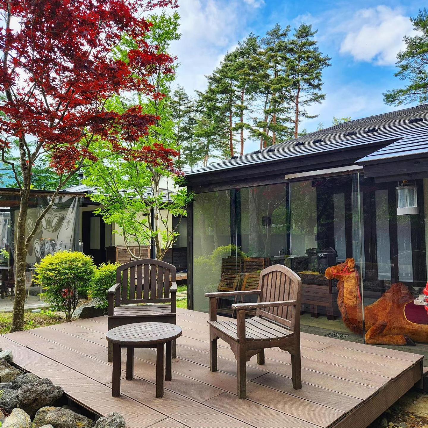 Glamping Villa Hanz Kawaguchiko Fujikawaguchiko Exterior foto