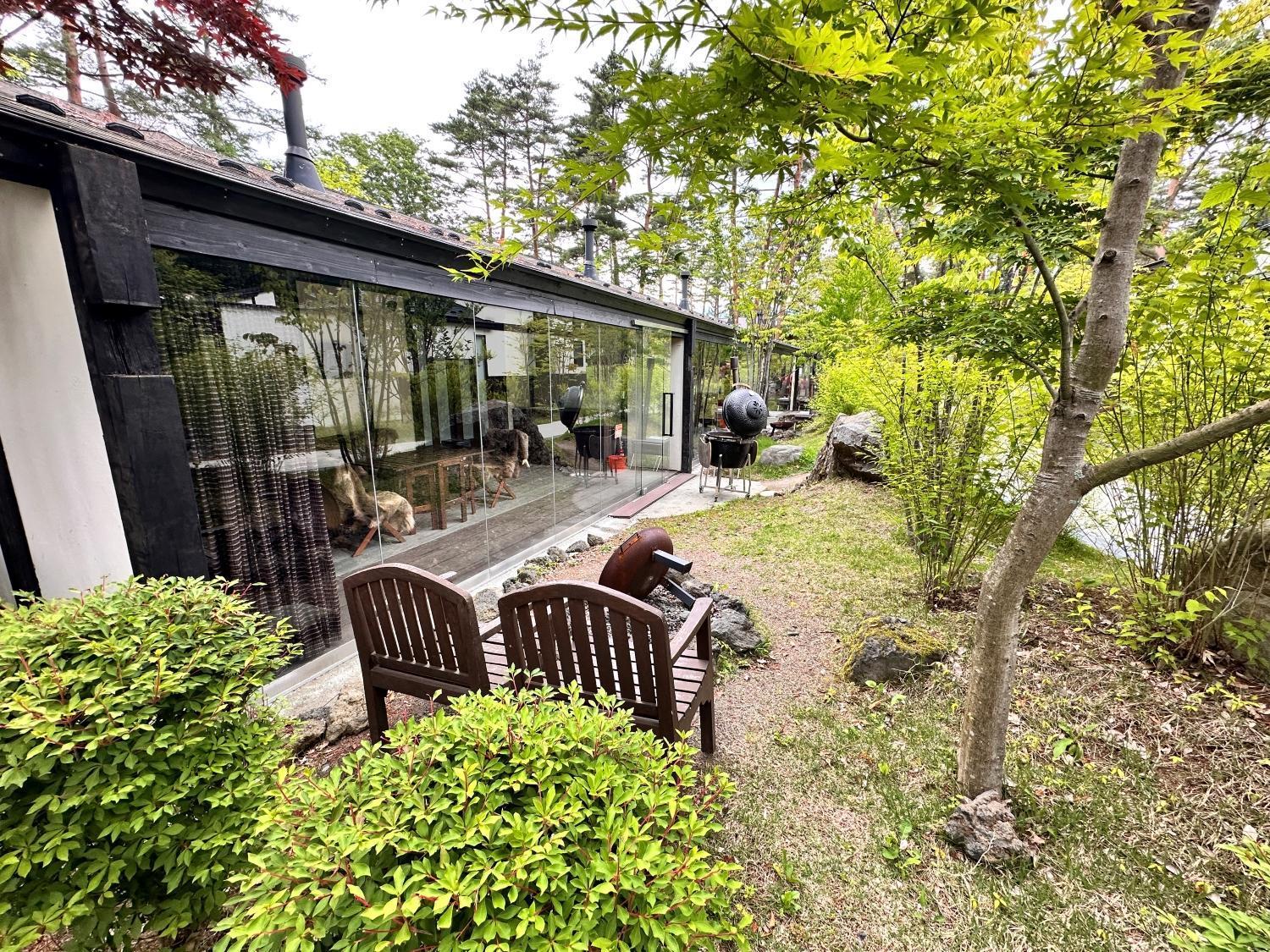 Glamping Villa Hanz Kawaguchiko Fujikawaguchiko Exterior foto